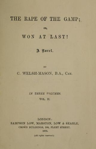 The rape of the gamp; or, Won at last!