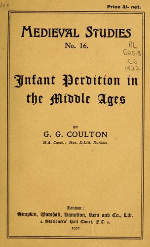 Infant perdition in the middle ages