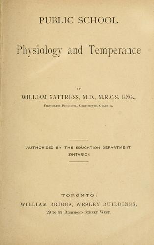 Public School Physiology and Temperance
