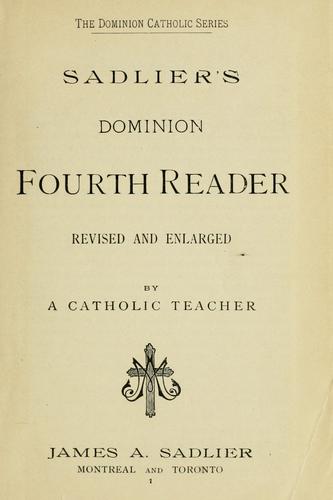 Sadlier's Dominion Fourth Reader