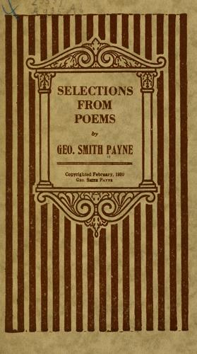 Selections from poems
