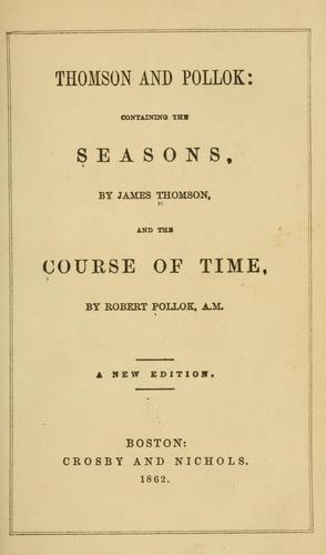 Thomson and Pollok: containing The seasons