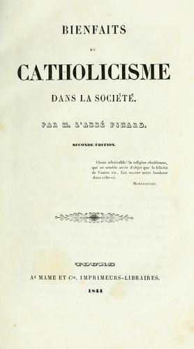 Bienfaits du Catholicisme dans la société
