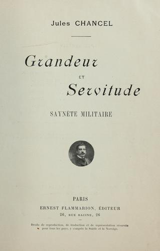 Grandeur et servitude