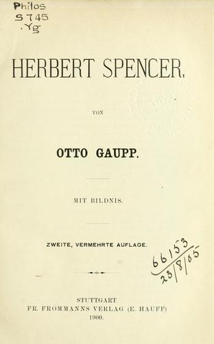 Herbert Spencer