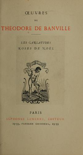 Oeuvres de Théodore de Banville