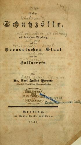Ueber Schutzzölle