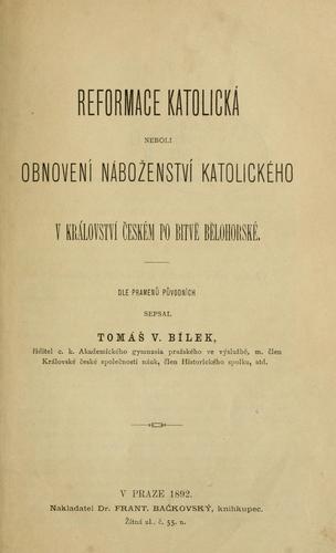 Reformace katolická