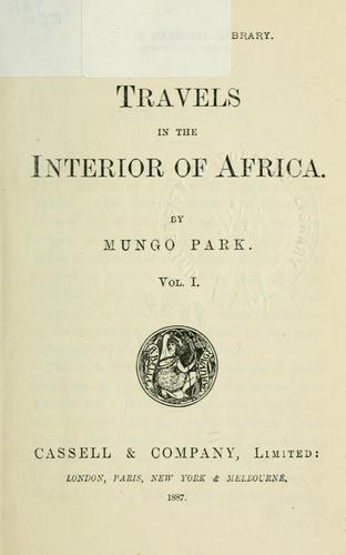 Travels in the interior of Africa