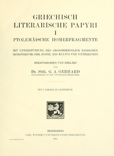 Griechisch literarische Papyri