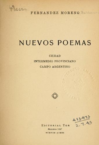 Nuevos poemas