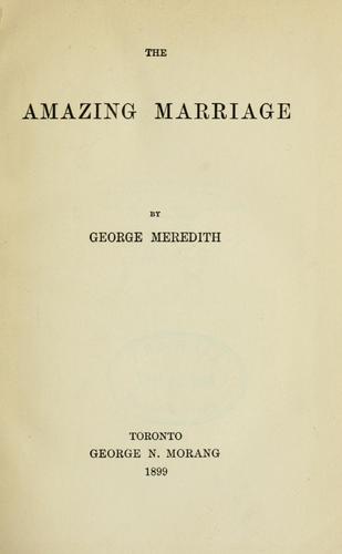 The amazing marriage