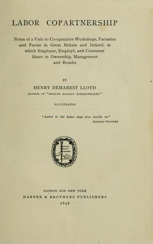 Labor copartnership