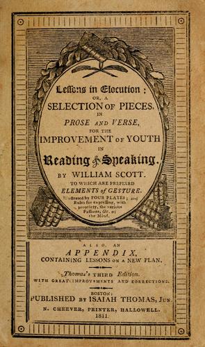 Lessons in elocution