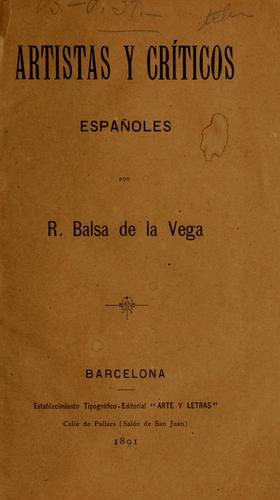 Artistas y críticos españoles