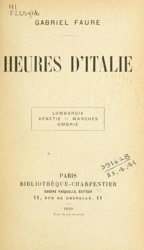 Heures d'Italie