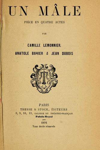 Un mâle