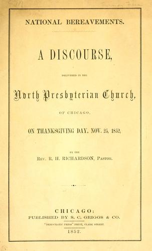 National bereavements