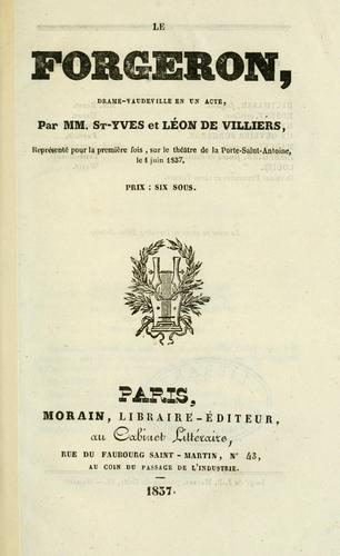 Le forgeron