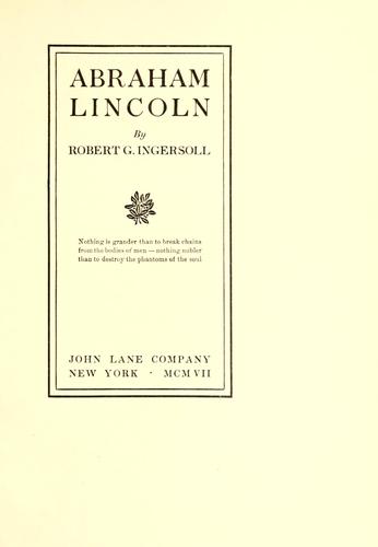 Abraham Lincoln