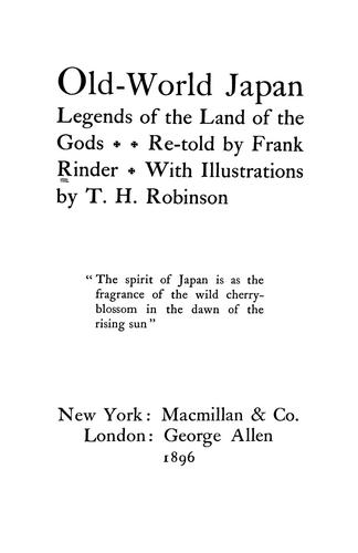 Old-world Japan