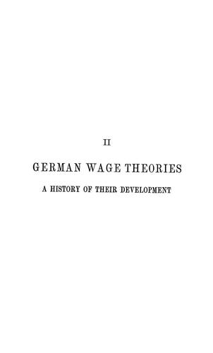 German wage theories