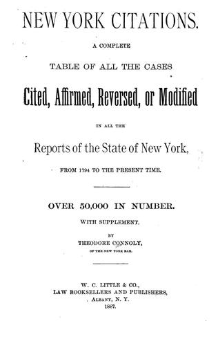 New York citations