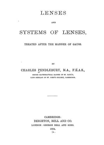 Lenses and systems of lenses