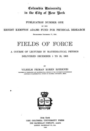 Fields of force