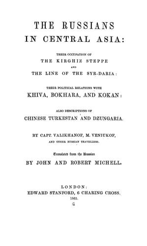 The Russians in Central Asia