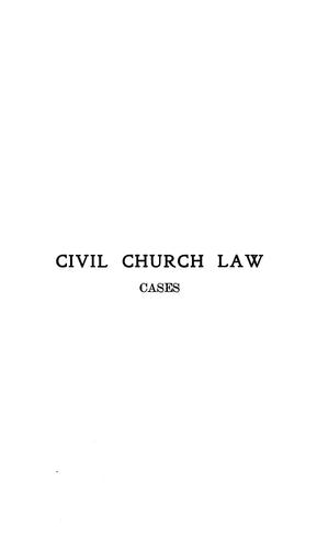 Civil church law