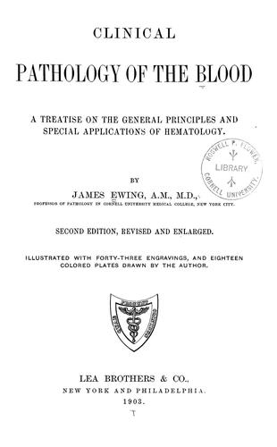 Clinical pathology of the blood