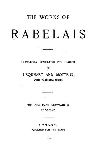 The works of Rabelais