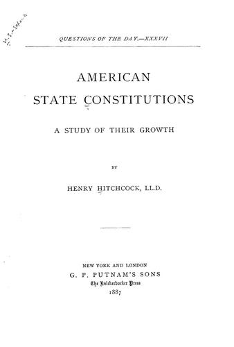 American state constitutions