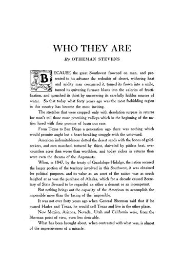 Notables of the Southwest