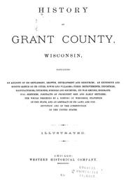 History of Grant County, Wisconsin