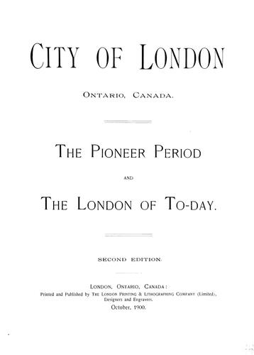 City of London, Ontaro, Canada