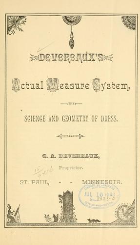 Devereaux's actual measure system