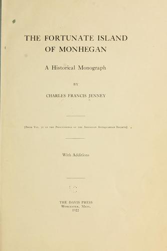 The fortunate island of Monhegan