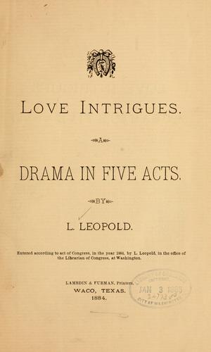 Love intrigues ...