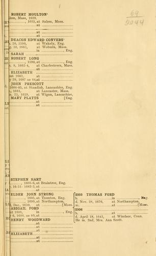 Ancestors of Moulton Houk