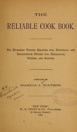 The relible cook book