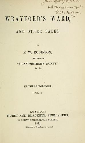 Wrayford's ward, and other tales