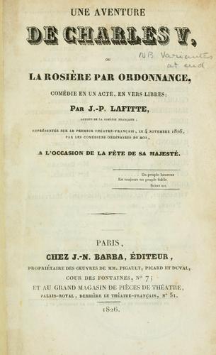 Une aventure de Charles V