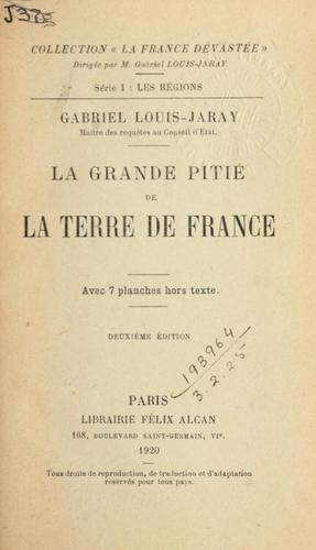 La grande pitié de la terre de France