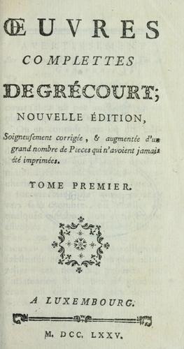 Oeuvres complettes
