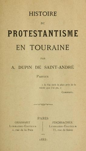 Histoire du protestantisme en Touraine