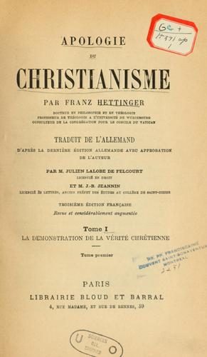 Apologie du christianisme