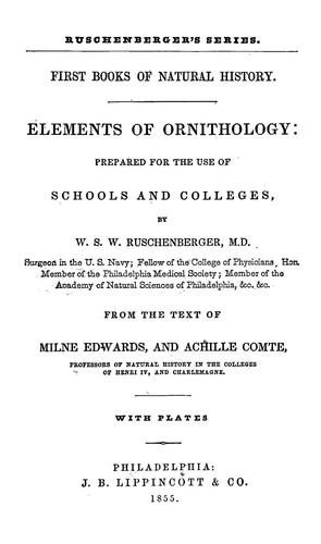 Elements of ornithology