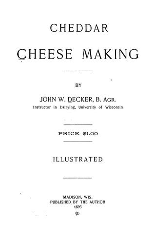 Cheddar cheese making